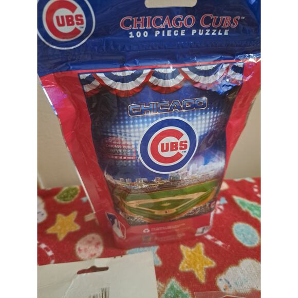 Chicago Cubs Lot Playing Cards, Puzzle and Trading Cards - Picture 8 of 8